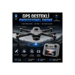 SMAYLİNG GPS Destekli Profesyonel Drone 4K Kamera, 3 Eksen Gimbal, Engelden Kaçınma Sensörü, Ekranlı Kumanda, Tek Tuş Eve Dönüş