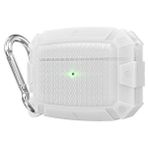 Smcase Apple Airpods Pro Kılıf Sert Silikon Kancalı A10 Renksiz - Şeffaf