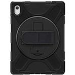 Smcase Apple iPad 10.9 (10.nesil) 2022 Uyumlu Kılıf Defender Tablet Tank Koruma Standlı Df2 Siyah