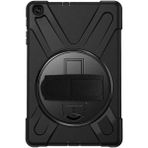 Smcase Apple iPad Mini 2 3 Uyumlu Kılıf Defender Tablet Tank Koruma Standlı Df1 Siyah