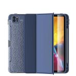 Smcase Apple iPad Pro 12.9 2021 5. Nesil Kapakli Standli Kalem Bölmeli Deri Görünümlü W2 Kılıf
