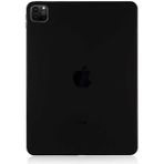 Smcase Apple iPad Pro 12.9 Pro 2020 4.nesil Uyumlu Kılıf Silikon Arkası Buzlu Lüx Koruma S2 Siyah