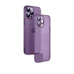 Smcase Apple iPhone 14 Pro Mat PP Alp Kamera Korumalı Silikon Cep Telefonu Kılıfı