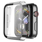 Smcase Apple Watch 45Mm Tam Kapatan Sert Seffaf Silikon Ekran Koruyucu