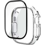 Smcase Apple Watch Ultra 49MM Şeffaf Kasa Koruyucu + Ekran Koruyucu ZR55 Renksiz