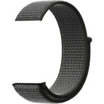 Smcase Apple Watch Uyumlu 38mm Kılıf Kumaş Cırtcırt Kordon Velcro Siyah - Apple Watch Uyumlu 38 mm