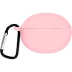 Smcase Huawei Freebuds 5i Kılıf Mat Silikon Soft Kancalı Sf7 Pembe
