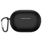 Smcase Huawei Freebuds Pro 2 Kılıf Mat Silikon Soft Kancalı Sf7 Siyah