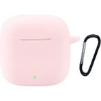 Smcase Huawei Freebuds Se 2 Kılıf Model Uyumlu Mat Silikon Soft Kancalı Sf7 Pembe