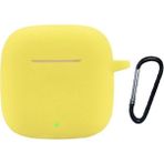 Smcase Huawei Freebuds Se 2 Kılıf Model Uyumlu Mat Silikon Soft Kancalı Sf7 Sarı