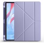 Smcase Huawei Honor X8 Pro 11.5' Kılıf Standlı Katlanabilir Pu Silikon Tf1 Mor