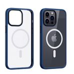 Smcase İphone 14 Pro Kılıf Manyetik Wiriless Destekli Krom Silikon Wiriless Şarj Aleti