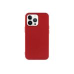 Smcase iPhone 14 Pro Max Mat Premier Tpu Silikon Nano Ekran Koruyucu Kırmızı Cep Telefonu Kılıfı