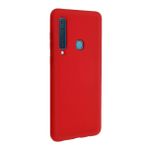 Smcase Samsung Galaxy A9 2018 Soft Touch Silikonlu Nano Sarı Cep Telefonu Kılıfı