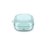 Smcase Samsung Galaxy Buds 2 Pro Kılıf Transparan Kancalı Silikon SF14 Mavi