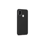 Smcase Samsung Galaxy M21 Lüks Mat Silikon Nano Siyah Cep Telefonu Kılıfı
