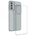 Smcase Samsung Galaxy M23 Tpu Lüks Silikon Nano Şeffaf Cep Telefonu Kılıfı