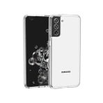 Smcase Samsung Galaxy S21 5G Coss Hibrit Sert Kapak Nano Şeffaf Cep Telefonu Kılıfı
