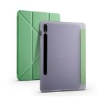 Smcase Samsung Galaxy Tab S7 Plus T970 Katlanabilir Standli Pu Silikon TF2 Kılıf