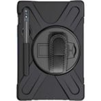 Smcase Samsung Galaxy Tab S7 Plus T970 Uyumlu Kılıf Defender Tablet Tank Koruma Standlı Df3 Siyah