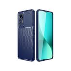 Smcase Xiaomi Mi 12 Lite Kamera Korumalı Negro Karbon Dokulu Silikon Siyah Cep Telefonu Kılıfı