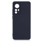 Smcase Xiaomi Mi 12 Lite Kamera Korumalı Premier Silikon Siyah Cep Telefonu Kılıfı