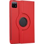 Smcase Xiaomi Mi Pad 6 Kılıf Kapaklı Standlı 360 Dönebilen Koruma Dn2 Kırmızı