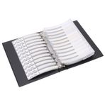 SMD Direnç Kiti, 4250pcs 0805 Serisi Elektronik Bileşenler, üniversite öğrencileri/mühendisleri/teknisyenler, meraklıları, Küçük Deneyler, Siyah Plastik Malzeme, 170 Değer, Uzun
