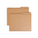 Smead Dosya Klasörü, Güçlendirilmiş 2/5-Cut Tab Sağ Konum, Kılavuz Yüksekliği, Harf Boyutu, Kraft, Kutu başına 100 (10786)