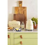 SMEG 50's Style Retro Krem Kettle Ve Ekmek Kızartma Makinesi 2x1 Seti