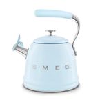 Smeg 50's Style Set Üstü Islıklı Kettle Pastel Mavi 2.3 lt