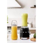 SMEG 50's Style Siyah Kişisel Blender - Double Bottle
