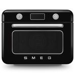 Smeg 50’s Style Siyah Retro Buharlı Mini Fırın