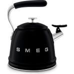 Smeg 50's Style Siyah Set Üstü Düdüklü Kettle 2.3 lt