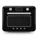 Smeg COF01BLEU 50's Style Retro Siyah Buharlı Fırın