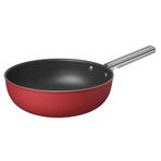 Smeg Cookware 50's Style CKFW3001RDM Kırmızı 30 cm Wok Tava