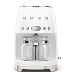Smeg DCF02WHEU Retro Beyaz Filtre Kahve Makinesi