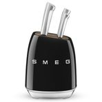 Smeg KBSF02BL Siyah Standlı Bıçak Seti
