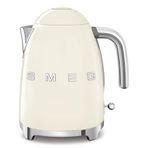 SMEG KLF03CREU 50’s Style Retro Kettle 1.7 L 2400W Krem Su Isıtıcı (İthalatçı Garantili)