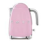 Smeg KLF03PKEU Pembe 1.7 lt Paslanmaz Çelik Su Isıtıcı Kettle