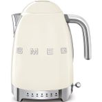 Smeg Klf04Creu Retro Krem Isı Ayarlı 2400 Watt 1.7 Litre Çelik Kettle