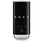 Smeg, MFF02BLLEU elektrikli süt köpürtücü, 3 fonksiyonlu içecek makinesi, çıkarılabilir çırpma teli, yapışmaz seramik kaplama, 500 W, siyah