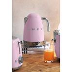 SMEG Pembe Isı Ayarlı Kettle 1 lt Paslanmaz Çelik Malzeme ile Otomatik Kapanma Özelliği