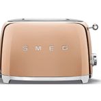 Smeg Retro Ekmek Kızartma Makinesi Roze Altın