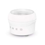 Smeg, SMIC01 Yoğurma Makinesi Dondurma Makinesi, 1,1 L Kapasite, Soğutma Sistemli Soğutma Kabı, Aksesuarlar Dahildir, Smeg SMF02/03/13 Gezegen Yoğurucu ile Uyumlu