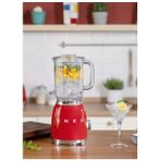 Smeg Smoothie Blender 800 W 1,5 lt Kapasiteyle Turbo Fonksiyonu Kırmızı Renk