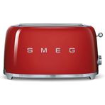 Smeg TSF01RDEU 1500 W 6 Programlı 4 Dilim Hazneli Ekmek Kızartma Makinesi