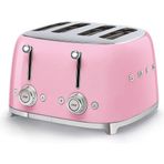 Smeg TSF03PKEU Pembe 4 Slot Ekmek Kızartma
