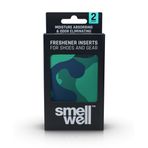 SmellWell Active Camo Green Ayakkabı Koku Giderici, Doğal Ferahlatıcı ve Nem Emici Yastıkçık | Doğal Bambu Kömürü ile Uzun Süreli Ferahlık (2 Adet)