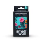SmellWell Active Tropical Blue Ayakkabı Koku Giderici, Doğal Ferahlatıcı ve Nem Emici Yastıkçık | Doğal Bambu Kömürü ile Uzun Süreli Ferahlık (2 Adet)